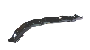 Image of Bumper Cover Brace. Bumper Cover Reinforcement Bracket (Left, Front, Upper, Driver). Bracket SD... image for your 2011 Subaru Forester   